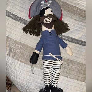 Pottery barn Pirate Plush Toy